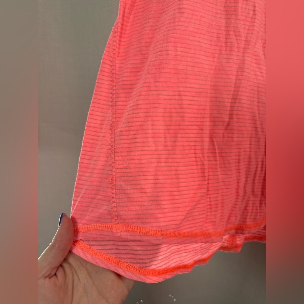 Lululemon Salute The Sun Tank Heathered Yum Yum Pink Racerback - Picture 6 of 8